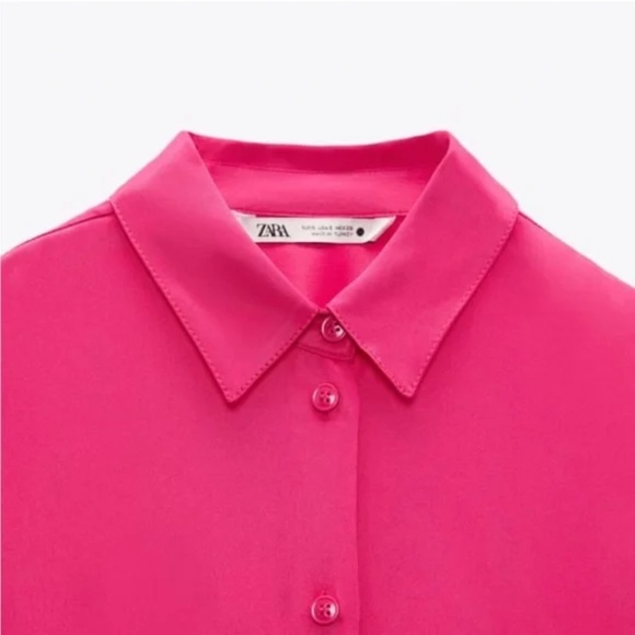 Zara satin effect 2-piece pant set S New - Picture 11 of 15